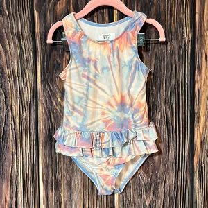 Tye Dye One Piece Swim Suit- Size 5